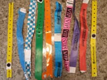 I went to 10 track events and all I got was these wrist bands:)