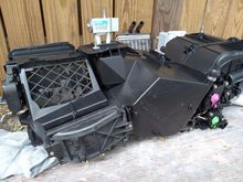 The blower box on the bench ready for disassembly & repair.  