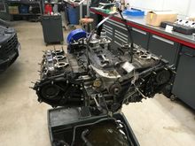Fresh from the engine bay. Lots of caked on oil