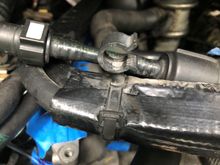 I had to cut this hose management clip off of my hose bundle to complete the install.  PT3, that is the only item I would add to your nicely complete UAOS kit.