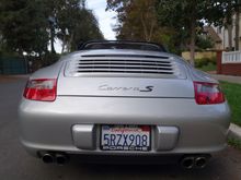 Plastidipped "S" and lower portion of the bumper between tailpipes