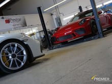 Multiple GT3's getting Paint Protection Film.
