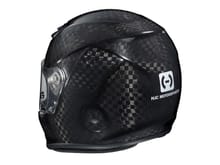 HJC HX10-3 Carbon Fiber Helmet | Rear View