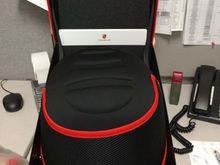 So I received a photo from my Chicago office-a Porshe package came.  My manager said"looks like a Helmut"!  I google "Porsche Helmut GT3 RS-and this blog came up!
My PTS Black/BlackSilver GT3 RS "is on Das Boat"...so I hope they give the Helmut too!!😜