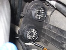 Engine connectors disconnected.
