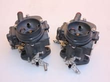 The early 50's 356's had these Solex 40PICB carbs delivering fuel. Restored by 356 Carburetor Rescue.