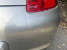 Rear Bumper Blemish