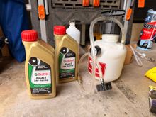 SRF Fluid and my trusty motive bleeder