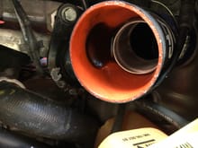 Intercooler top hose