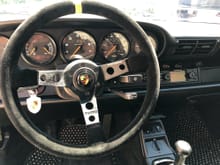 driver's view, just a glimpse of the rothsport shifter
