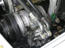 This is in a 1987 despite the engine shown!