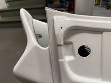 Paint cracking on underside of decklid