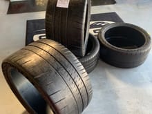 New Michelin Cup 2 R tires ready to play....