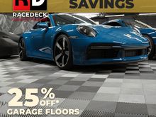 RACEDECK - Sport Classic on FreeFlow style flooring 