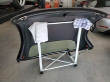 Fits 2005 to 2012 Boxster, Color GT Silver. 
Towels are negotiable.