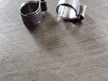OEM clamps at exhaust valves