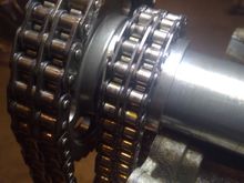 Damaged cam drive chain.