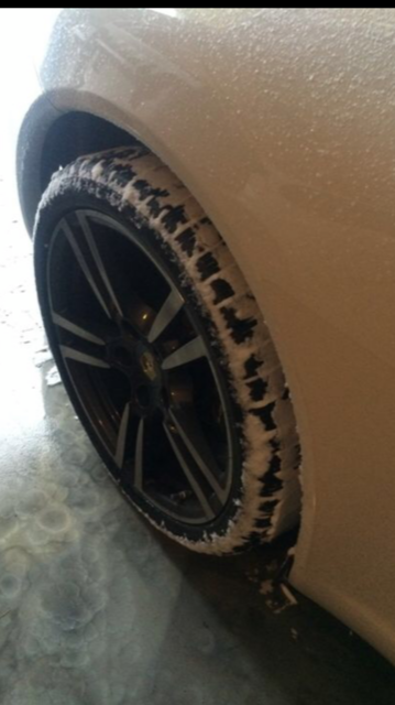 Wheels and Tires/Axles - 997 Turbo II wheels flawless with winter tires - Used - 0  All Models - Ashburn, VA 20147, United States