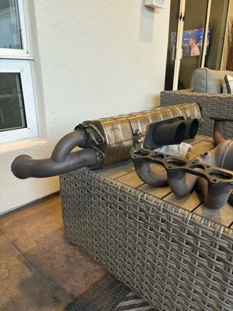Engine - Exhaust - 997 gt3 exhaust set up: oem headers, bypass pipes, oem center, sharkwerks tips - Used - Gilbert, AZ 85234, United States