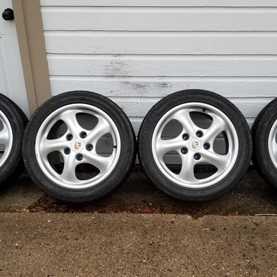 Wheels and Tires/Axles - Porsche 17" Wheels For Sale (996) - Used - 1997 to 2006 Porsche 911 - West Bend, WI 53095, United States