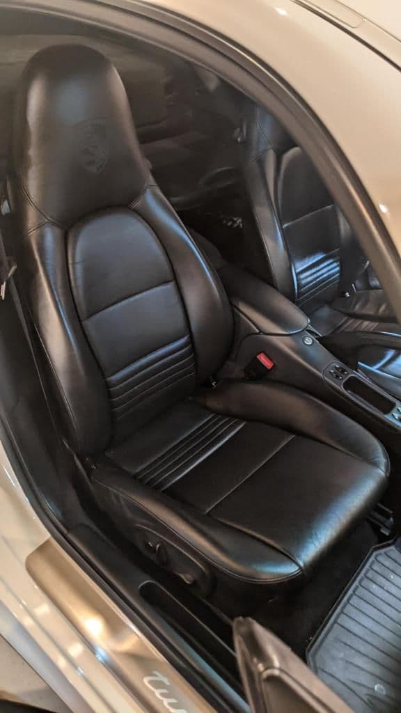 Interior/Upholstery - Porsche 911 996 Turbo black leather front seats sport c2 c4 c4s c2s Recaro power AZ - Used - 1998 to 2007 Porsche 911 - Prescott Valley, AZ 86312, United States