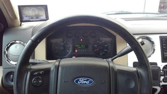 Spartan display, new steering wheel