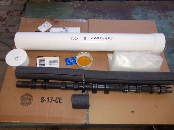 3" PVC pipe, cut to length of each camshaft, plus 1", PVC pipe caps, 1" ID foam pipe insulation, poly bag, and engine oil.