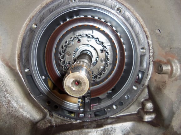 This is what I saw, after removing the K1 clutch assembly after it fell out.