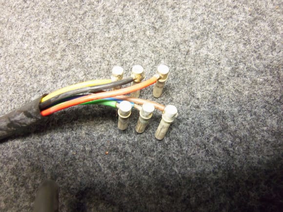 Disassembled plug to clean terminal pins.