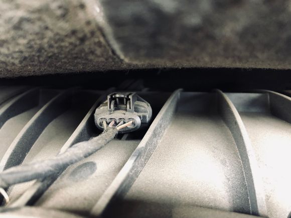 Here’s the sensor on top of plenum 