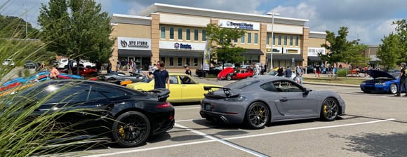 A week later at Cars n Coffee