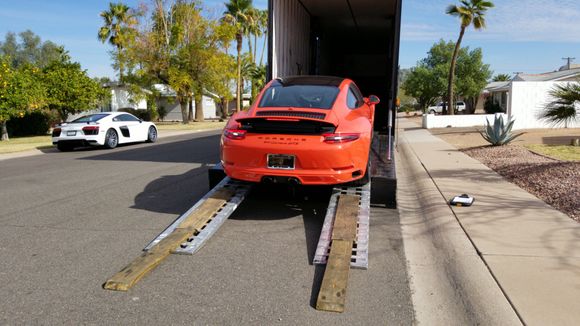R8 Got pulled out to make way!