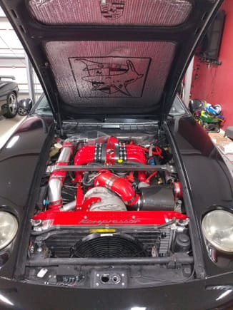 Intercooled and Supercharged 4.7L from an 83
