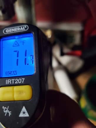 Starting temp before connection to the 12v power source