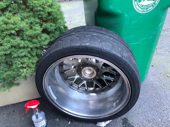 Wheels off cleaning and spotted a crack 