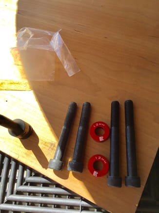 Rear Bolts / 12mm Spacers