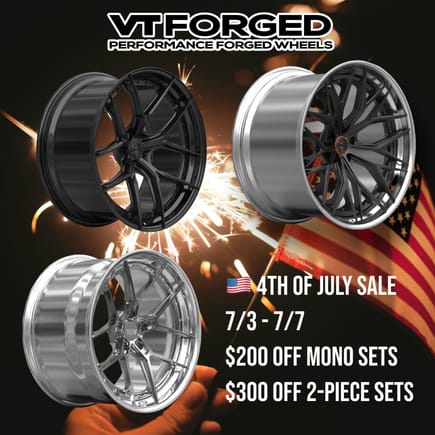 4th of July Sale | VTForged Wheels