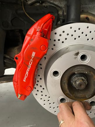 Calipers that are supposedly 987.2 S calipers.