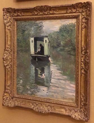 The Studio Boat.  Claude Monet. 1876 