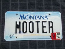 Nice parts mooter! Saw this plate today and thought it could be your alter ego...