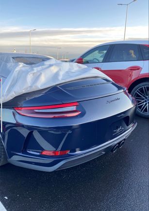 Sneak peak...  it’s a blue that we have yet to see on a Porsche.