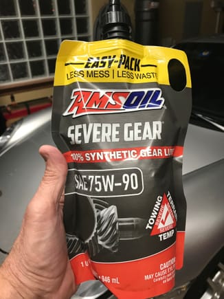 AMSOIL 75W-90 GL-5.