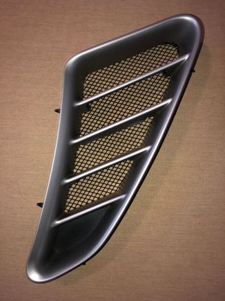 Porsche 987.2 Cayman and Boxster side intake grills OEM look. 