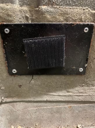 TraqMate panel bolted to passenger side of central tunnel