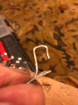 Ah.  This one is close to done.  I’ll take off the short bend at this point. 