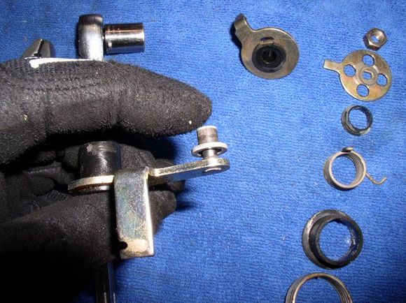 White grey bushing at the center 