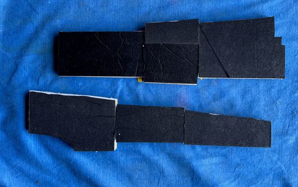 Door sound absorber prior to install