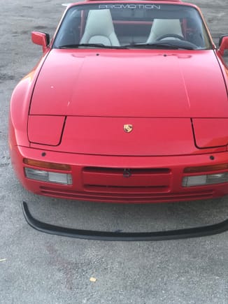David Pagan Promotion , Porsche 944 s2 front splitter  made in house