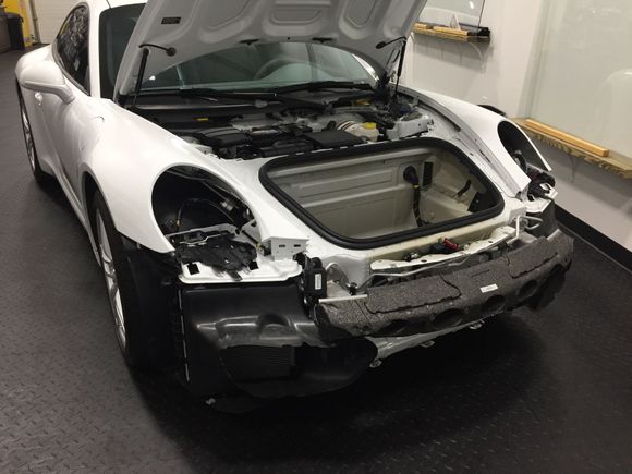 2013 Porsche 911 Carrera Coupe, August 2017 Front Disassembled