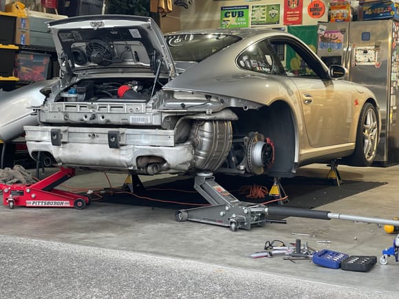 The number of broken exhaust bolts was rivaled only by the number of scraped knuckles and expletive-laced outbursts. And why did those bolts on the muffler mounting bracket have to drop in from the top? 